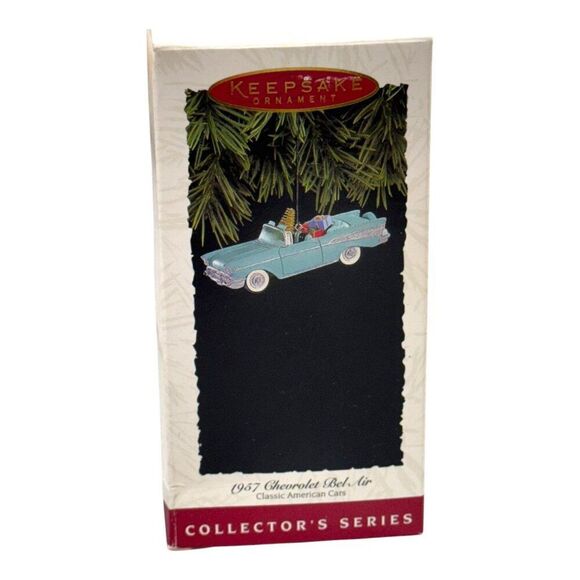 Hallmark 1957 Chevrolet Bel Air Keepsake Ornament With Box Vintage Christmas - Picture 2 of 12